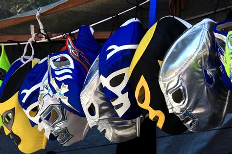 Luchador Masks | A group of Luchador masks hang out at the s… | Flickr