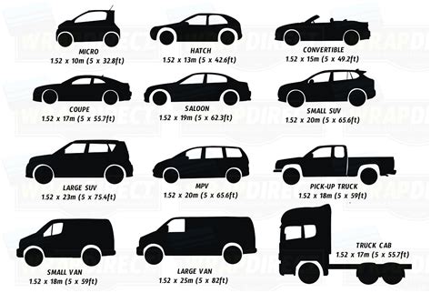 19+ Car Wrap Size Chart - RosslynFynn