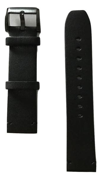 Movado BOLD 22mm Black Leather Watch Band Strap with Buckle – WATCHBAND EXPERT