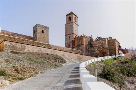 The Moorish Alora Castle in the Andalusian Village of Alora Stock Photo - Image of hilltop, roof ...