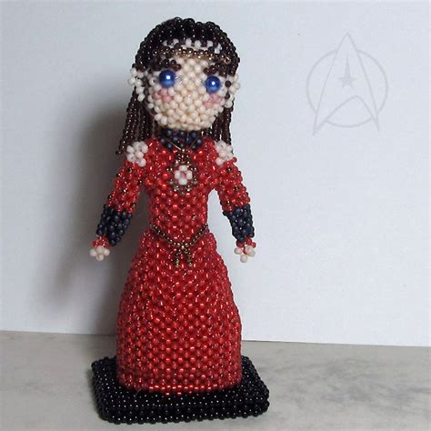 Beaded doll: Jadzia Dax (Wedding Dress) by crafty-maika on DeviantArt