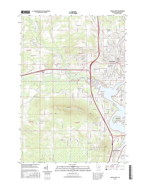 MyTopo Wausau West, Wisconsin USGS Quad Topo Map