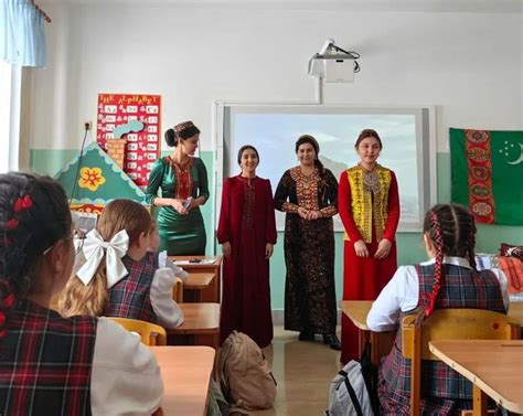 Turkmen students gave a master class on national culture at the Lyceum of Tatarstan | Culture