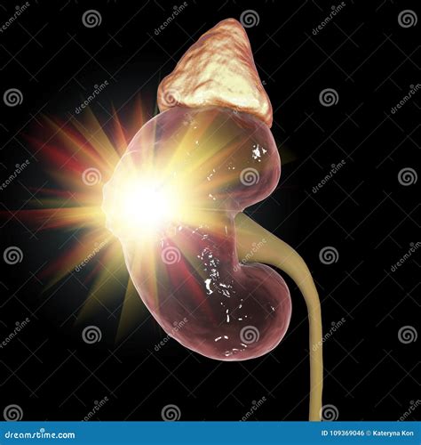 Kidney Cancer Treatment Concept Stock Illustration - Illustration of ...