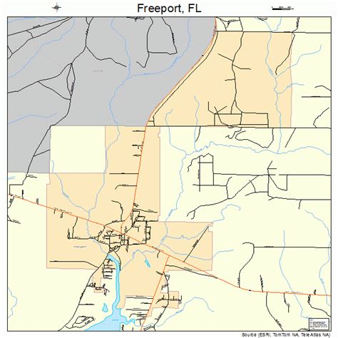 Freeport Florida Street Map 1224825