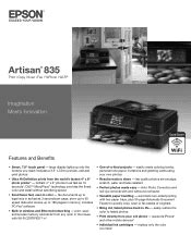 Epson Artisan 835 Manual