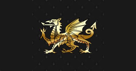 Welsh Dragon Flag, Wales Dragon Flag - Wales - Magnet | TeePublic