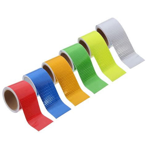 5cm×3m Safety Caution Reflective Tape Warning Tape Sticker Self ...