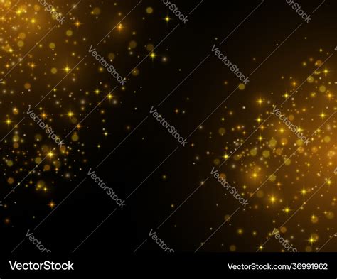 Gold glitter dust background texture Royalty Free Vector