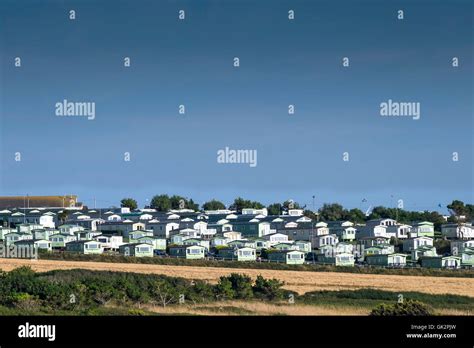 Crantock Beach Holiday Park in Newquay, Cornwall Stock Photo - Alamy