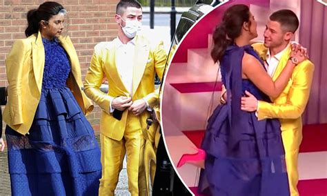 Priyanka Chopra and Nick Jonas make a glamorous departure after announcing 2021 Oscar nominees ...