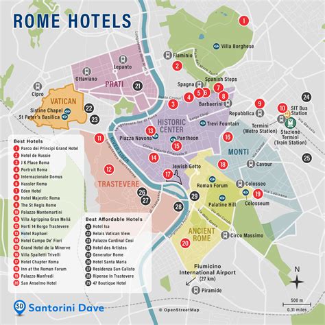 Rome Neighborhood Map