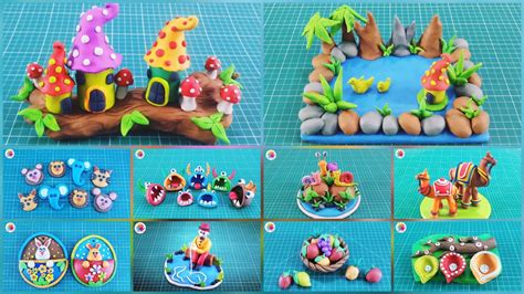 Clay Modelling easy ideas step by step/ Clay modelling for beginners ...