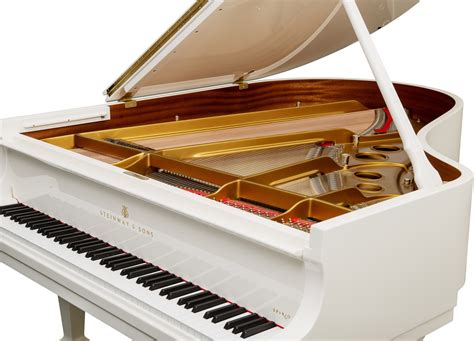 STEINWAY & SONS O-180 – SPIRIO (WHITE) - Hinves Pianos