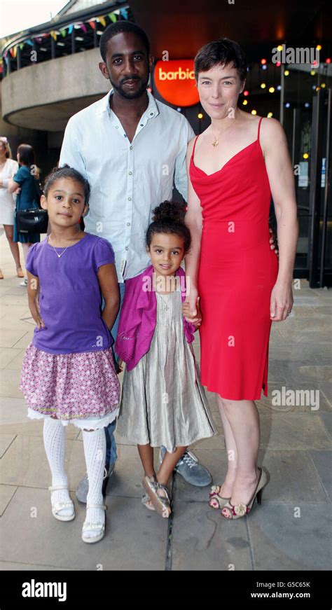 Olivia williams and her husband rhashan stone hi-res stock photography ...