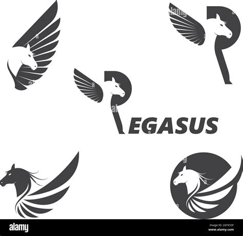 Pegasus Vector Logo Template vector illustration Stock Vector Image ...