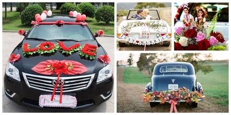 Wedding car decoration ideas that you can use for your marriage car ...