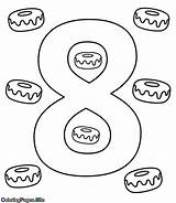 Number 8 Coloring Pages For Preschoolers sketch template