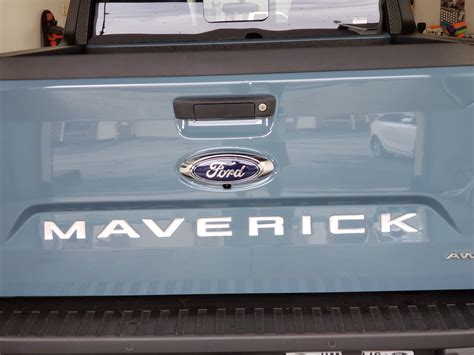 Tailgate letters | MaverickTruckClub - 2022+ Ford Maverick Pickup Forum, News, Owners, Discussions