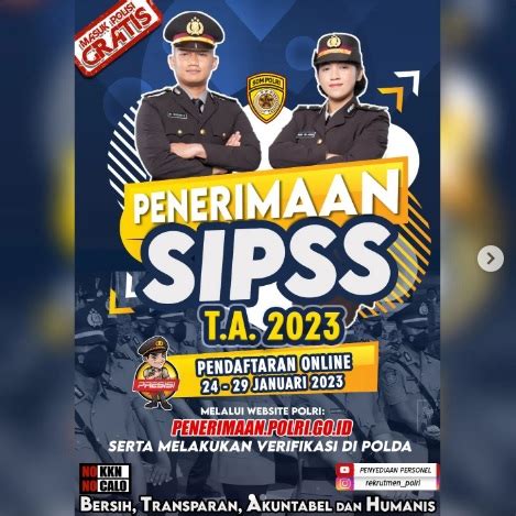 Penerimaan SIPSS Polri 2023 Resmi Dibuka Cek Cara Verifikasi - Kita Daftar