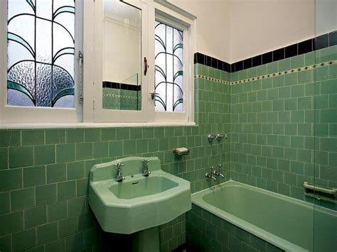 36 art deco green bathroom tiles ideas and pictures | Art deco bathroom ...