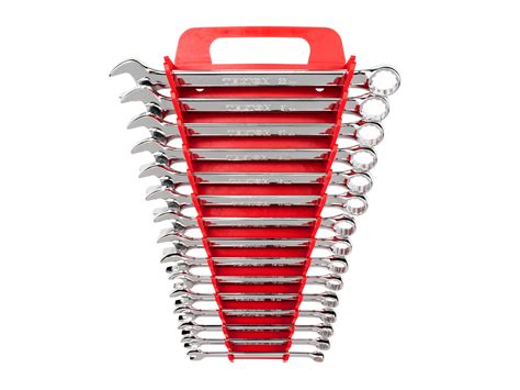 15-Piece Combination Wrench Set (8-22 mm) - Holder | TEKTON