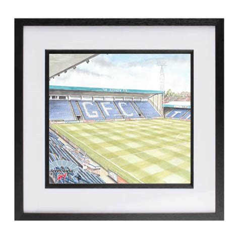 Gillingham Fc Priestfield Stadium Art Print By Sports Stadia Art