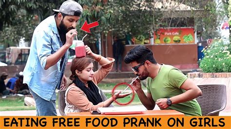 Eating Free Food Prank With A Twist @OverDose_TV_Official - YouTube