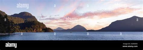 Canadian Nature Mountain Landscape Background Stock Photo - Alamy