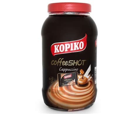 Kopiko Cappuccino Coffee Shot Candy Jar 600g | GroceryRun.com.au