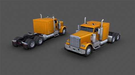 Freightliner fld 120 classic 3D - TurboSquid 1567386