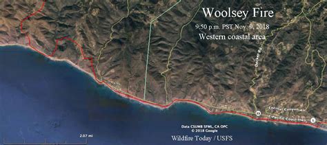 Woolsey Fire burns to the ocean as 200,000 evacuate - Wildfire Today