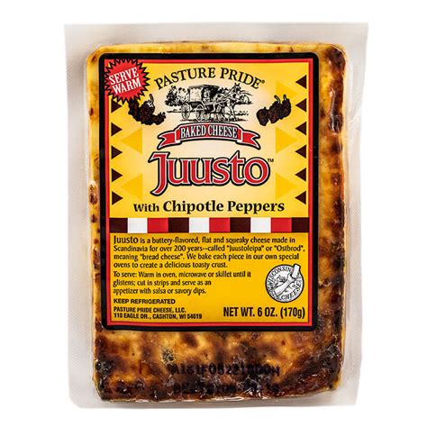 Pasture Pride Chipotle Juusto Cheese | Vern's Cheese | WI