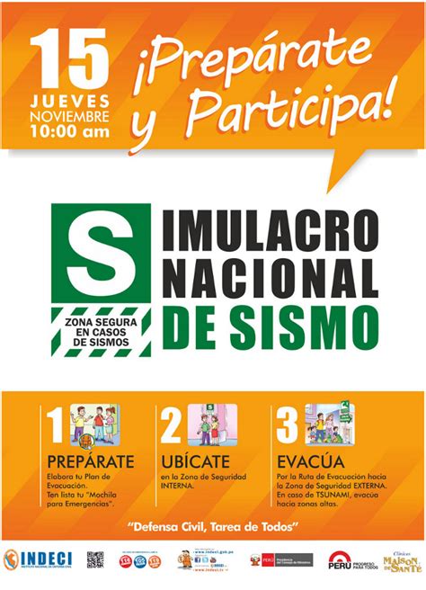 COMUNICACIÓN UGEL 07: SIMULACRO DE SISMO ESTE 15 DE NOVIEMBRE