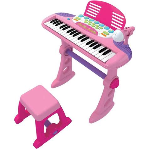 ELECTRONIC MUSICAL KEYBOARD PIANO PINK FOR KIDS [musica