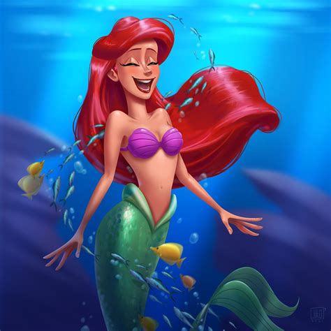 Ariel, the little mermaid ! on Behance