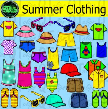 Summer clothing by QT clips | TPT