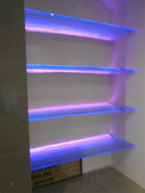 Divine Floating Shelves With Lights Ikea No Screw Shelf