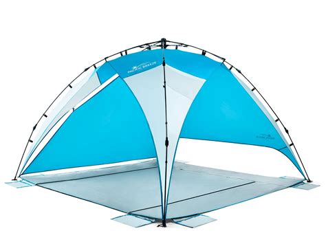 Pacific Breeze Easy Setup Beach Tent Deluxe XL, SPF 50+ Pop Up Beach ...