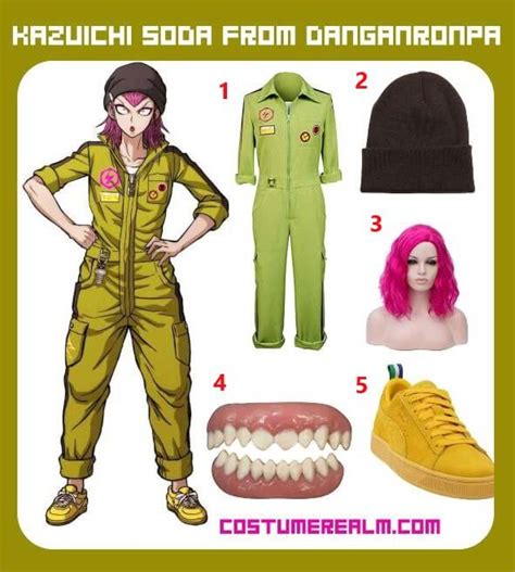 Dress Like Kazuichi Soda Costume Guide, Diy Danganronpa Costume Guide