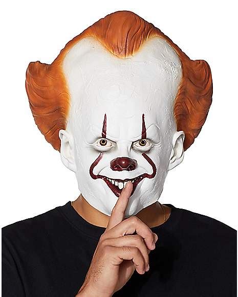 Pennywise the Clown Full Mask - It - Spirithalloween.com