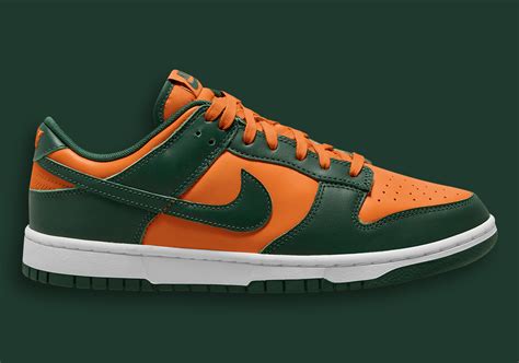 Nike Dunk Low "Miami Hurricanes" DD1391-300 | SneakerNews.com