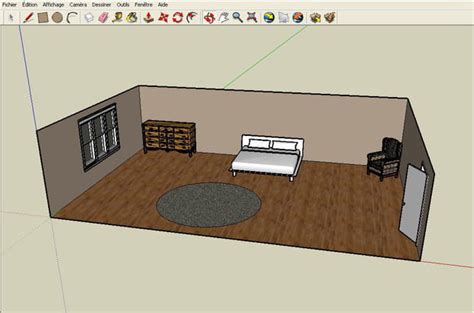 Réaliser un plan en 3D avec Google Sketchup