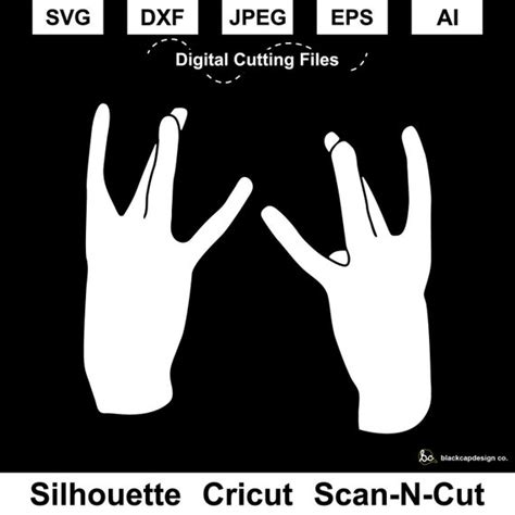 West Side Gang Hand Sign SVG Cut File - Etsy