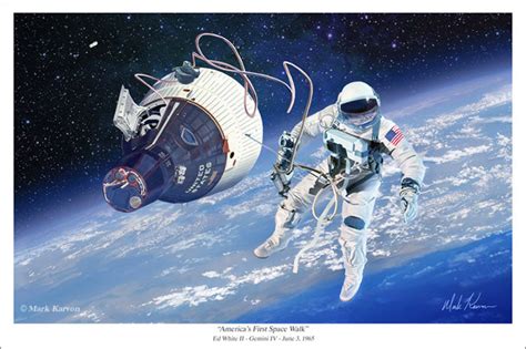 Shop "America's First Space Walk" - 11" x 14" or 16" x 24" Online from ...