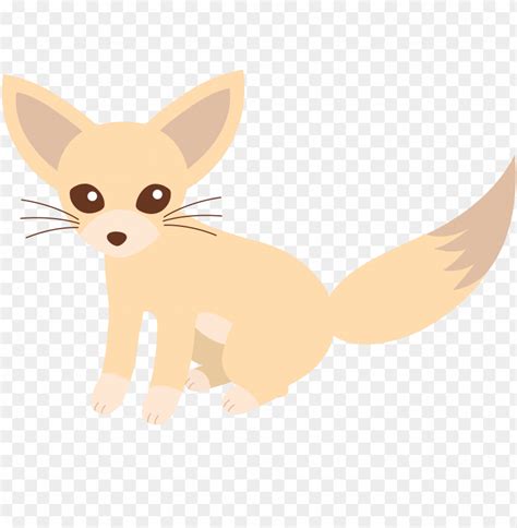 Cute Fennec Fox Drawing