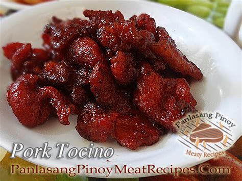 Pork Tocino (Sweet Cured Pork) | Panlasang Pinoy Meat Recipes