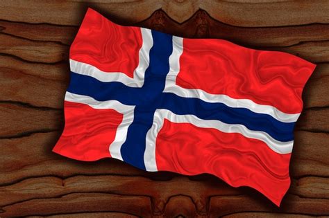 Premium Photo | National flag of svalbard background with flag of svalbard