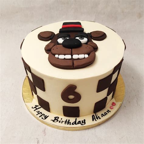 Freddy Fazbear Cake | Video Game Cake | Freddy Fazbear Birthday Cake – Liliyum Patisserie & Cafe