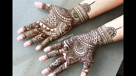 FULL HAND BRIDAL MEHNDI DESIGN | TRADITIONAL RAJASTHANI DULHAN MEHENDI HENNA FOR HANDS - YouTube